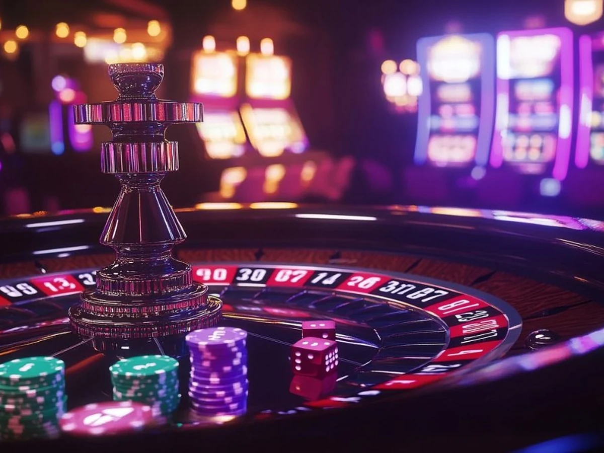 Tampilan permainan slot berwarna di MARI777